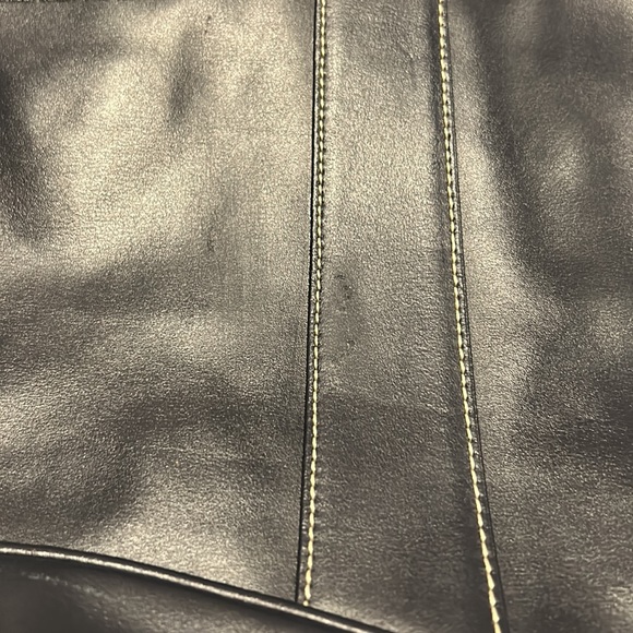 Les Copains Navy tote Made in Italy. Genuine Leather - Picture 9 of 10